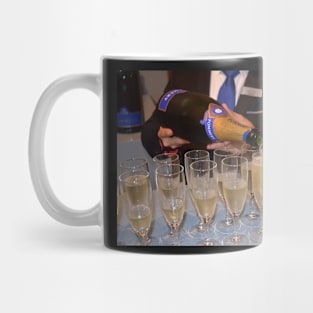 Pouring the Champagne Mug